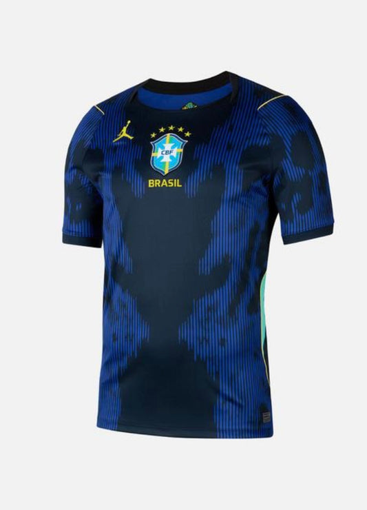 Brazil Away World Cup 26 Royal/Black Authentic Jersey